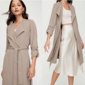 Artizia Babaton Quincy Women's Trench Coat taupe NWT small